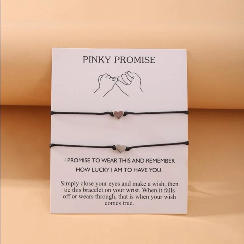 Pinkie promise bracelets